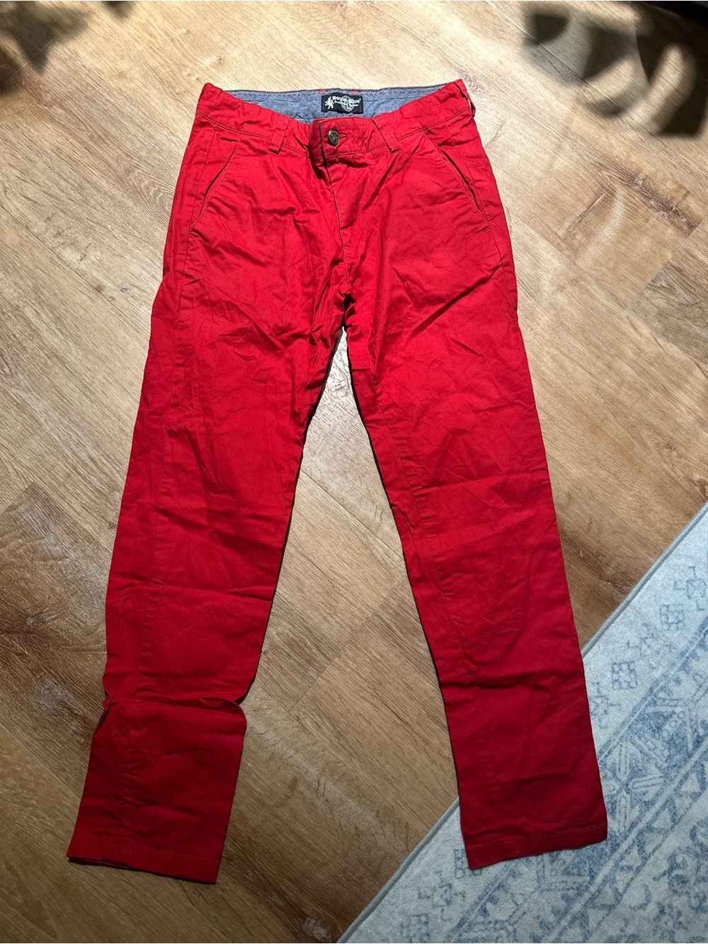 Royal Blue Premier Denim red pants/jeans